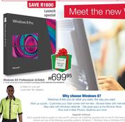 Microsoft Windows 8 Professional 32/64 Bit