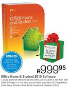 Microsoft Office Home & Student 2010 Software