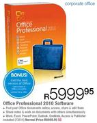 Microsoft Office Professional 2010 Software