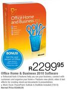 Microsoft Office Home & Business 2010 Software