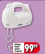 Ottimo Hand Mixer - 5 Speed