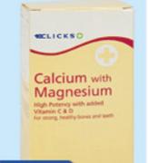 Clicks Calcium With Magnesium-90 Tablets