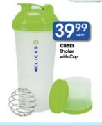 Clicks Shaler With Cup Each