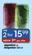 Appletiser Or Grapetiser-2x330ml