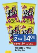 Nik Naks Or Fritos-4x25g Strip