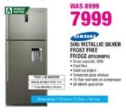 Samsung Metallic Silver Frost Free Fridge-500Ltr(RT63NBPN)