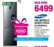 Samsung Metallic Silver Fridge-308Ltr(RL48RWESW1)