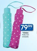 Clicks Polka Dot Umbrella-Each