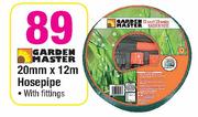 Garden Master 20mmx2m Hose Pipe With Fittings