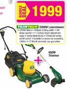 Trimtech 2200W lawnmower Plus 650W Trimmer