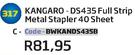 Kangaro DS435 Full Strip Metal Stapler 40 Sheet (BWKANDS435B)
