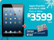 Apple iPad Mini With Wi-Fi 16GB Black Or White Each