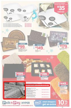 Pick n Pay Hyper: Save Big On All Your Favourites From Toys to Trees  ( 24 Nov - 29 Dec 2013), page 19