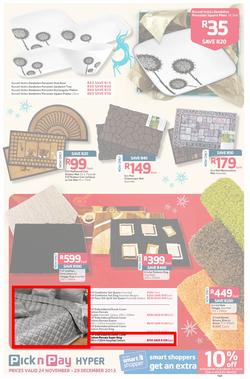Pick n Pay Hyper: Save Big On All Your Favourites From Toys to Trees  ( 24 Nov - 29 Dec 2013), page 19