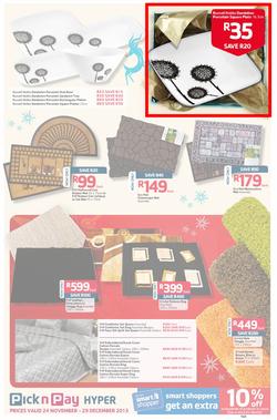 Pick n Pay Hyper: Save Big On All Your Favourites From Toys to Trees  ( 24 Nov - 29 Dec 2013), page 19