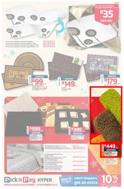 Pick n Pay Hyper: Save Big On All Your Favourites From Toys to Trees  ( 24 Nov - 29 Dec 2013), page 19
