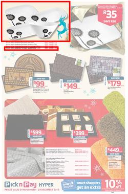 Pick n Pay Hyper: Save Big On All Your Favourites From Toys to Trees  ( 24 Nov - 29 Dec 2013), page 19
