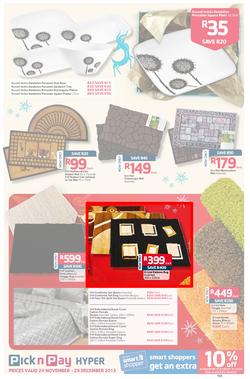 Pick n Pay Hyper: Save Big On All Your Favourites From Toys to Trees  ( 24 Nov - 29 Dec 2013), page 19