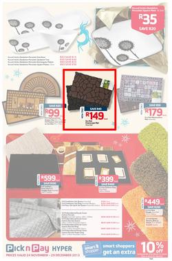 Pick n Pay Hyper: Save Big On All Your Favourites From Toys to Trees  ( 24 Nov - 29 Dec 2013), page 19