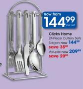 Clicks Home Cutlery Sets Saigon-24 Piece