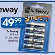 Safeway AA Alkaline Batteries-10's Pack 