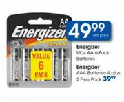 Energizer Max AA Batteries-6 Pack