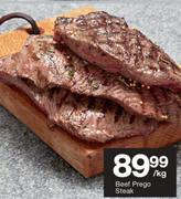Beef Prego Steak-per kg
