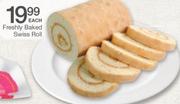 Freshly Baked Swiss Roll-Each
