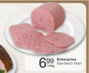 Enterprise sandwich Ham-Per 100g