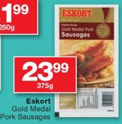 Eskort Gold Medal Pork Sausages-375G