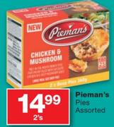 Pieman's Pies Assorted-2's