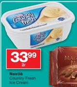 Nestle Country Fresh Ice Cream- 2L