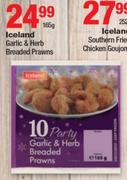 Iceland Garlic & Herb Breaded Prawns- 165g