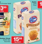 Golden Cloud Muffin Mix Assorted-1Kg Each