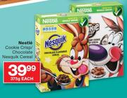 Nestle Cookie Crisp/Chocolate Nesquik Cereal-375G Each
