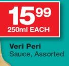 Veri Peri Sauce Assorted-250ml Each