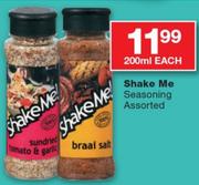 Shake Me Seasoning Assorted-200ml Each