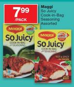 Maggi So Juicy Cook-In-Bag Seasoning Assorted Per Pack