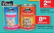 Checkers' Choice Cat Food-385gm Each