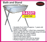 Chelino Bath And Stand-Each