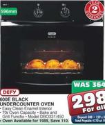 Defy 600E Black Undercounter Oven-DBC331/450