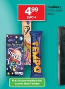 Cadbury Chocolate Bars-Each