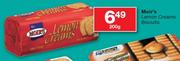 Moir's Lemon Creams Biscuits-200gm