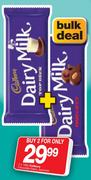Cadbury Chocolate Slabs-2 x 180gm