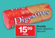 Royalty Maxi Digestive Biscuits-400gm