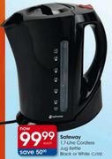 Safeway 1.7 Ltr Cordless Jug Kettle-CJ100
