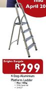 Bright Bargain 4-Step Aluminium Plateform Ladder