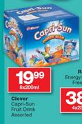 Clover Capri-Sun Fruit Drink Assorted-8x200Ml