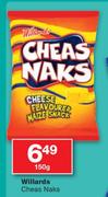 Williards Cheas Naks-150g