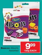 Beacon Allsorts Assorted-150g Each